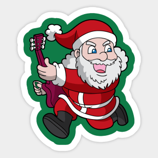 Christmas Santa Claus Rocks Sticker